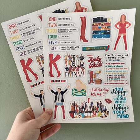Kinky Boots Musical Stickers