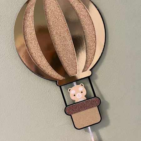 Hot Air Balloon Cake Topper