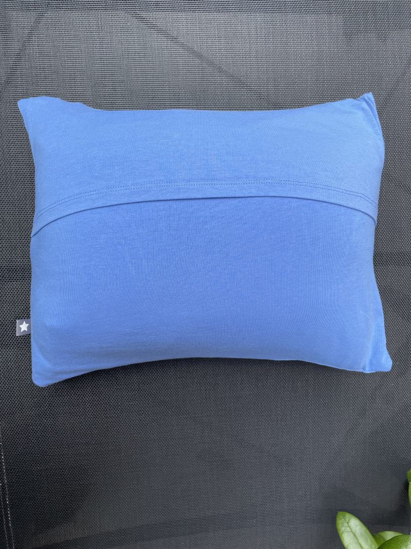 Mini pillow with removable cover ("Simply Sky")