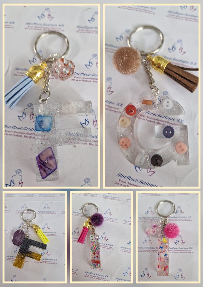 Initial Letter Keyrings