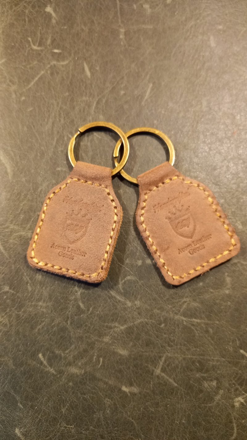 Buffalo Leather Coin Purse and key ring set