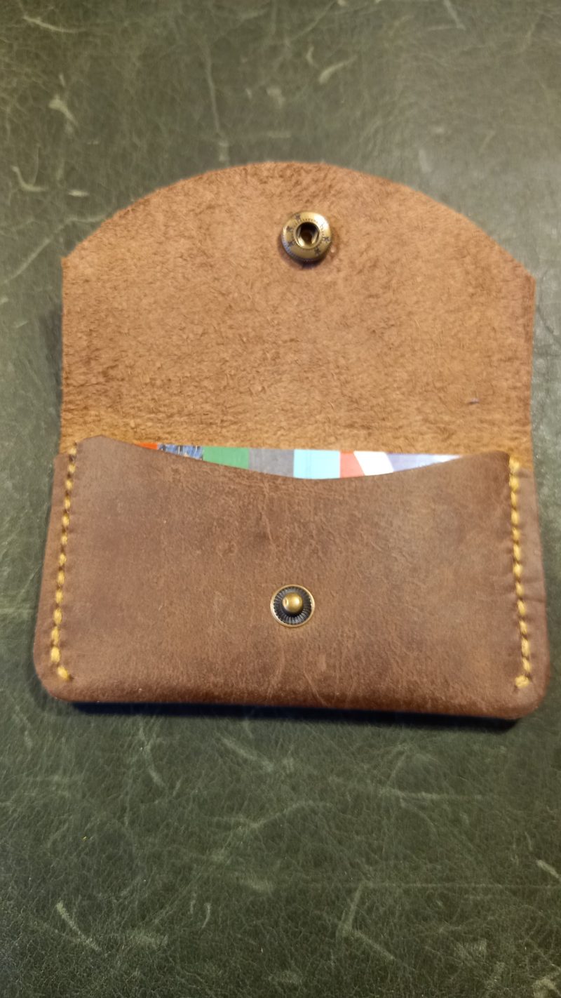 Buffalo Leather Coin Purse and key ring set