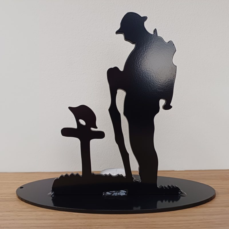 Steel Tommy Soldier Tealight Holder