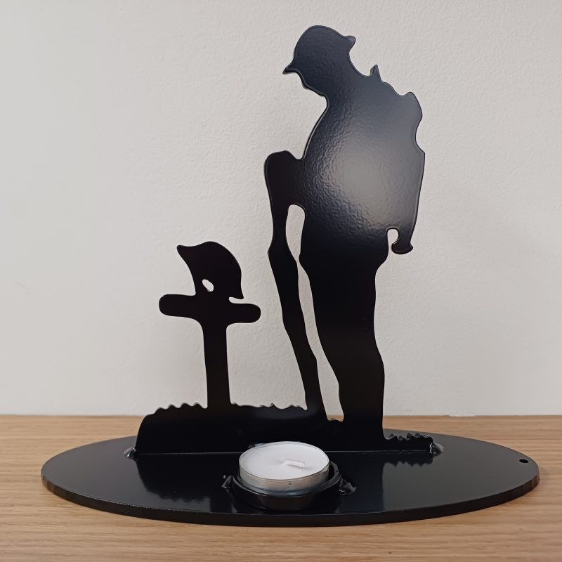 Steel Tommy Soldier Tealight Holder