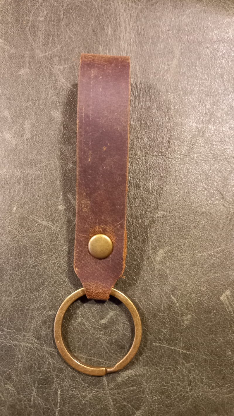 Keyrings Handcrafted from Buffalo Leather