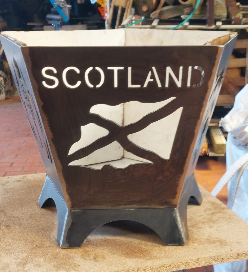 Steel Pentagonal Scotland Firepit
