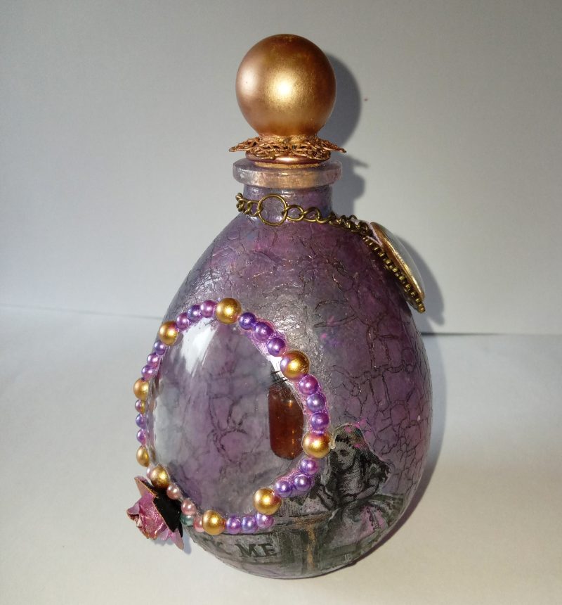 Alice in Wonderland Themed Decorative bottle