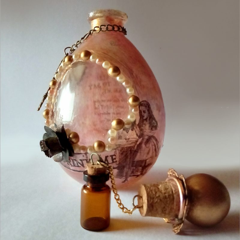 Alice in Wonderland Themed Decorative bottle