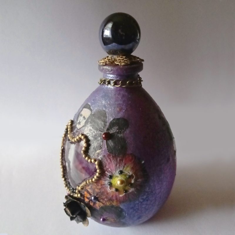 Gothic Edgar Allan Poe Themed Bottle