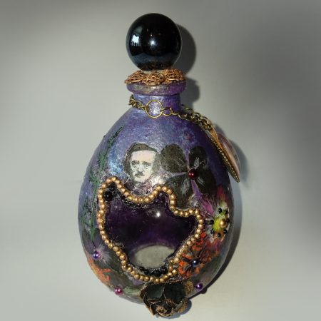 Gothic Edgar Allan Poe Themed Bottle