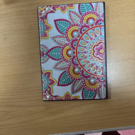 Notebook-leaf design, multi coloured