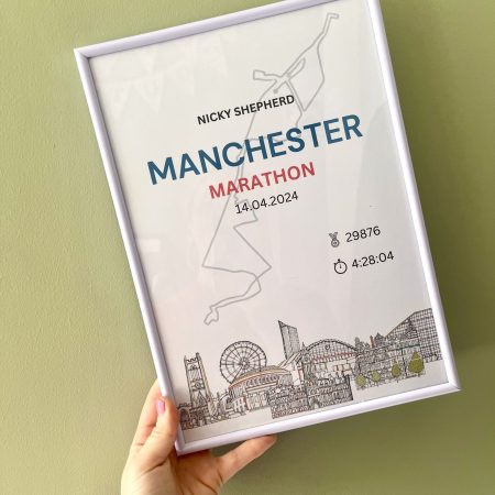 Manchester Marathon Finisher Print