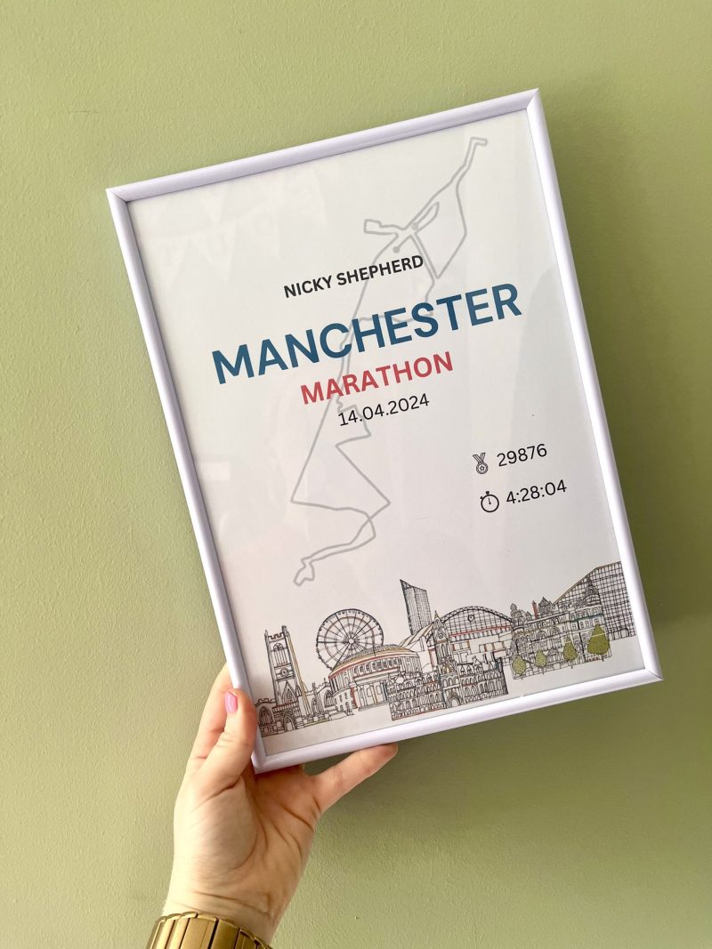Manchester Marathon Finisher Print