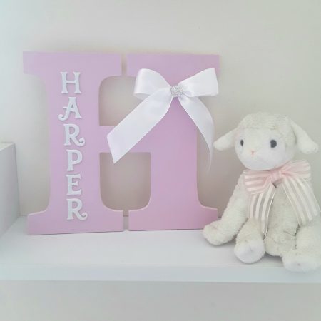 Personalised Nursery decor, Wood wall name, New Baby Gift