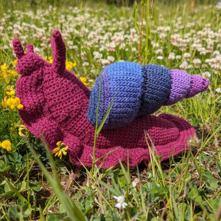 Enchanted Woodland Giant snail figure