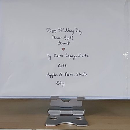 Wedding card, large