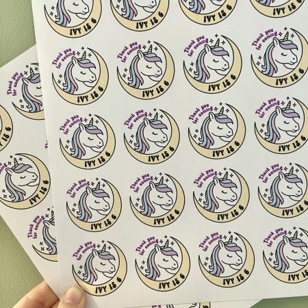 Unicorn Moon Stickers