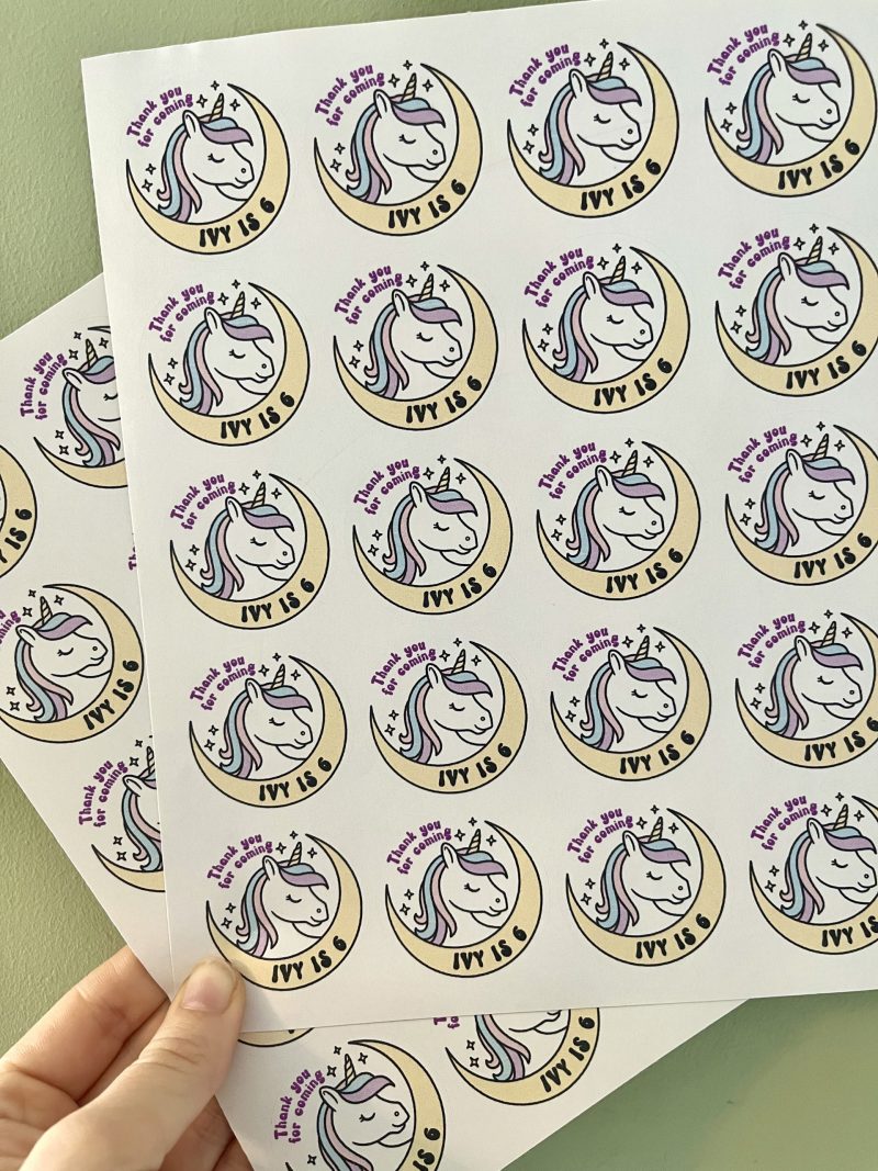 Unicorn Moon Stickers