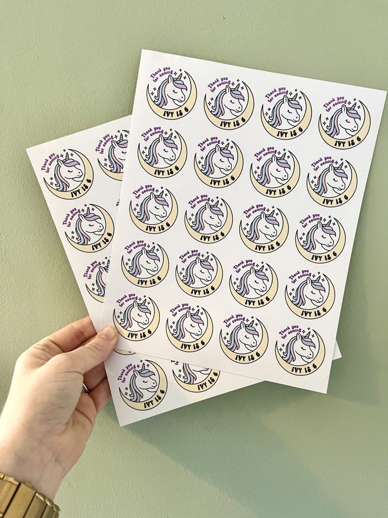 Unicorn Moon Stickers