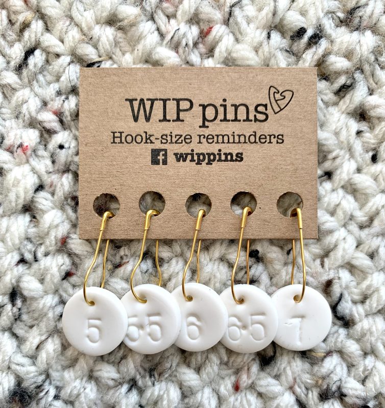 Set of five WIPpins