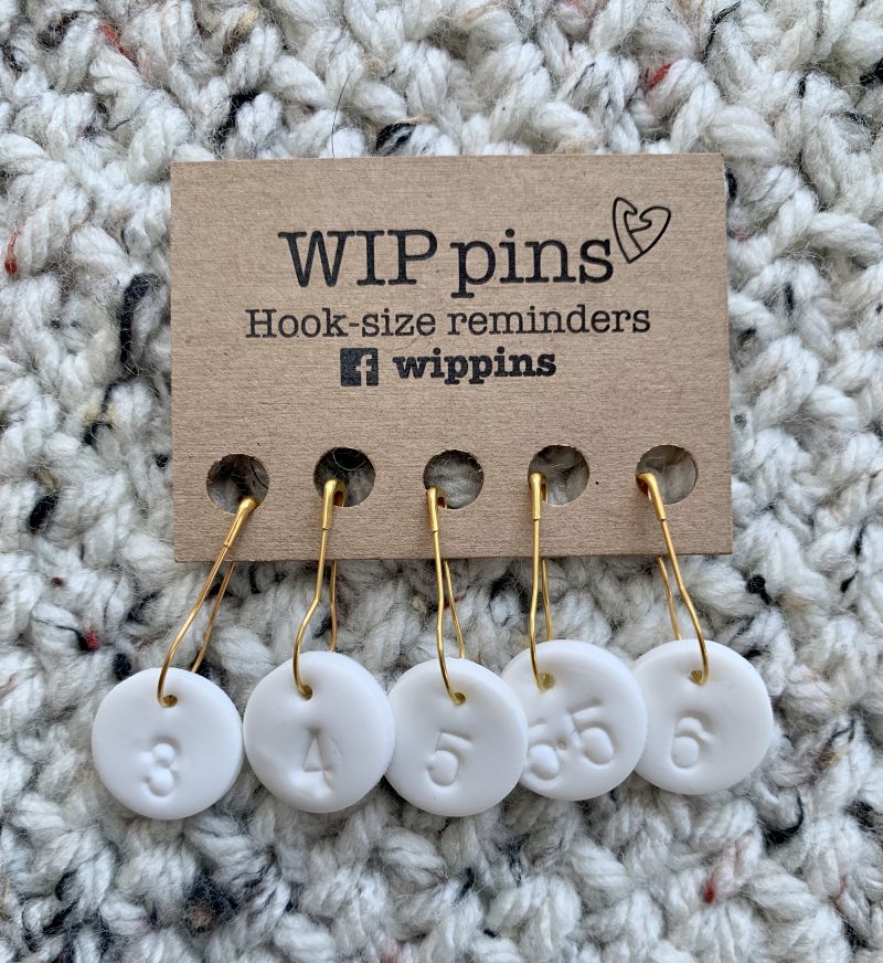 Set of five WIPpins