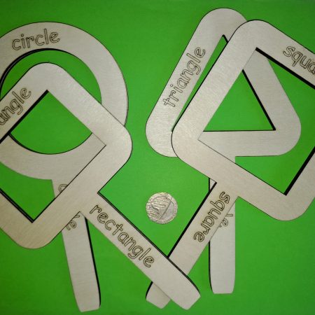 Wooden Shape Hunters - square, rectangle, circle and triangle - Image 3
