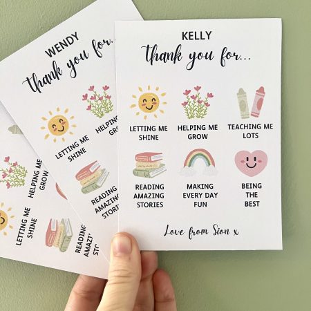 Teacher Thank You Cards