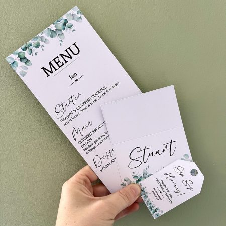 Eucalyptus Favour Tags