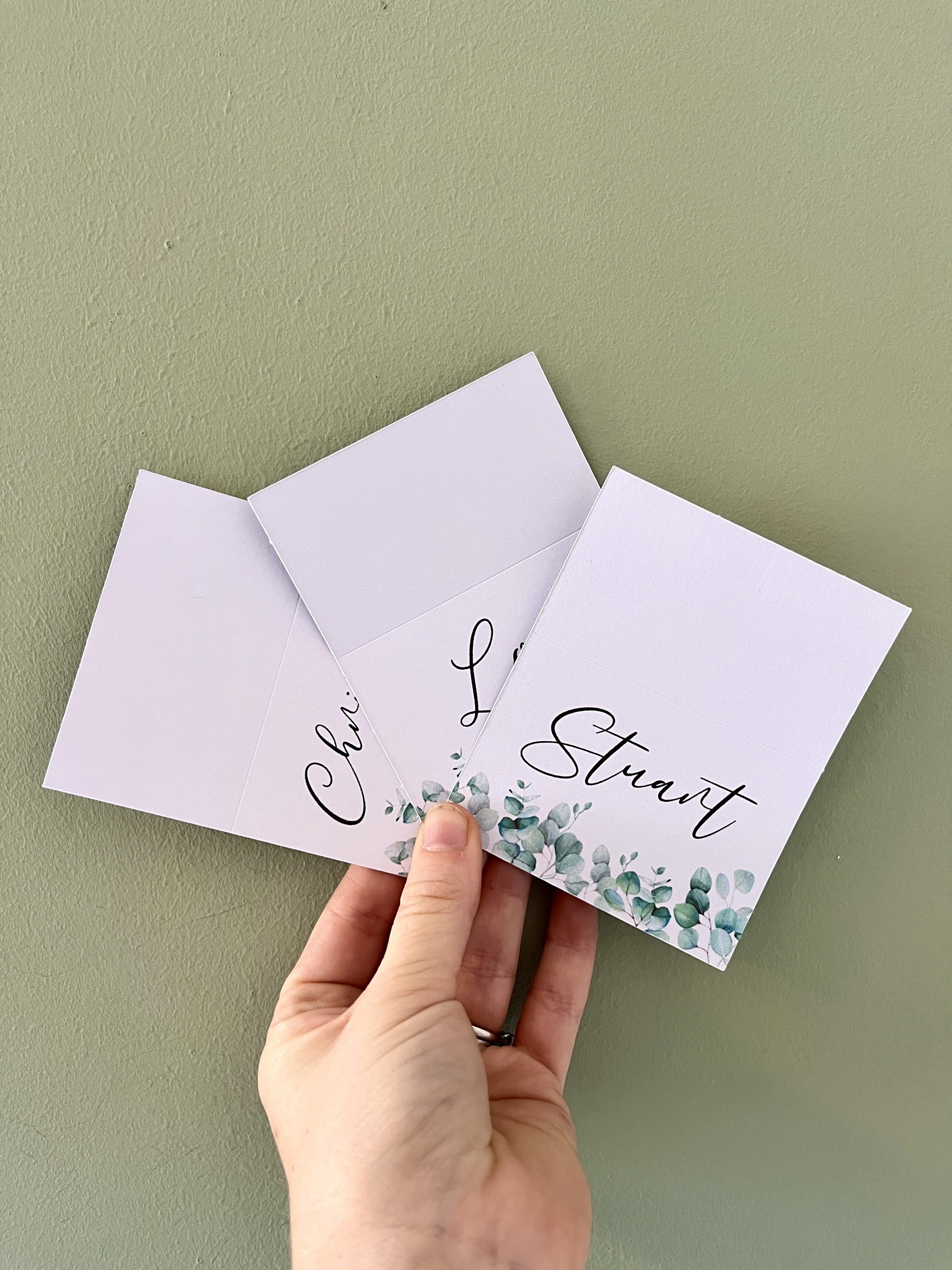 Eucalyptus Name Cards