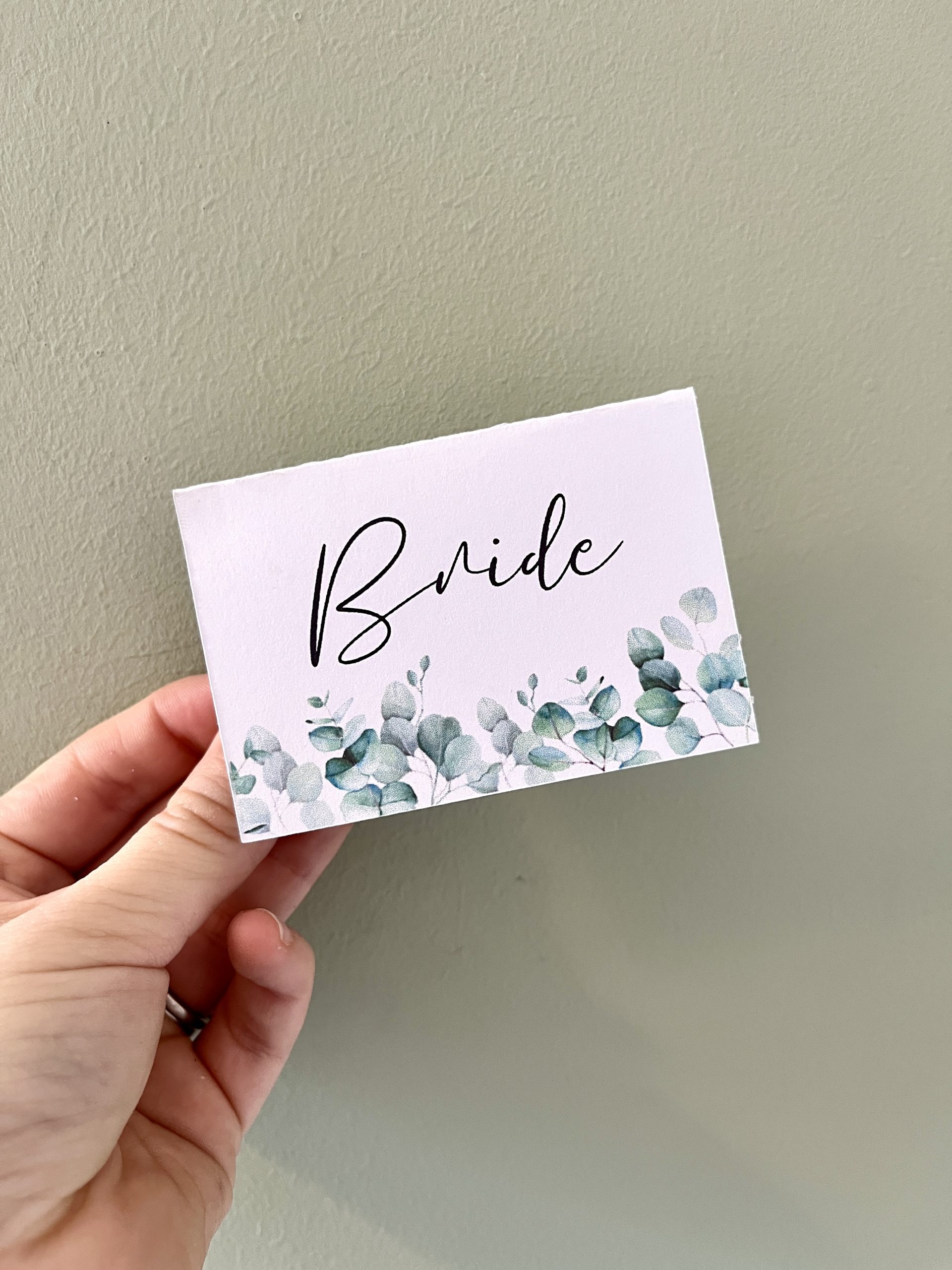 Eucalyptus Name Cards