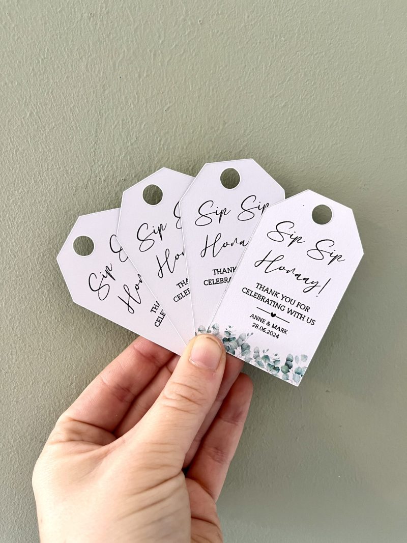 Eucalyptus Favour Tags