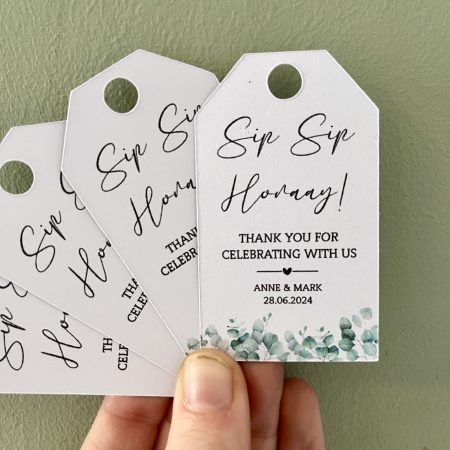Eucalyptus Favour Tags