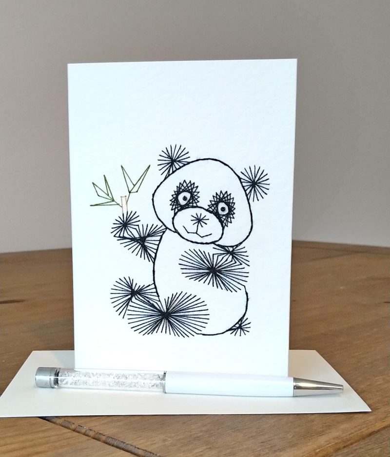 Wild Animals Blank Greetings Card| Tiger| Panda| Birthday Cards