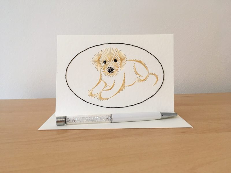 Labrador Puppy Birthday Card| Blank Cards| Dogs| Pets