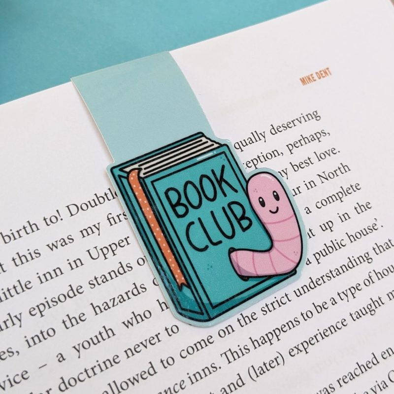 Bookworm Magnetic Bookmark | Book Club