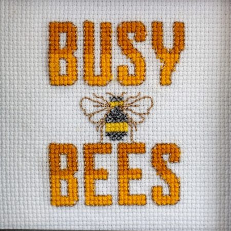 A wooden framed cross stitch a lovely little gift for yourself or a loved one.