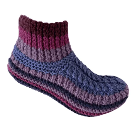 Handmade Wool Slippers Multicolor