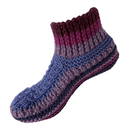 Handmade Wool Slippers Multicolor