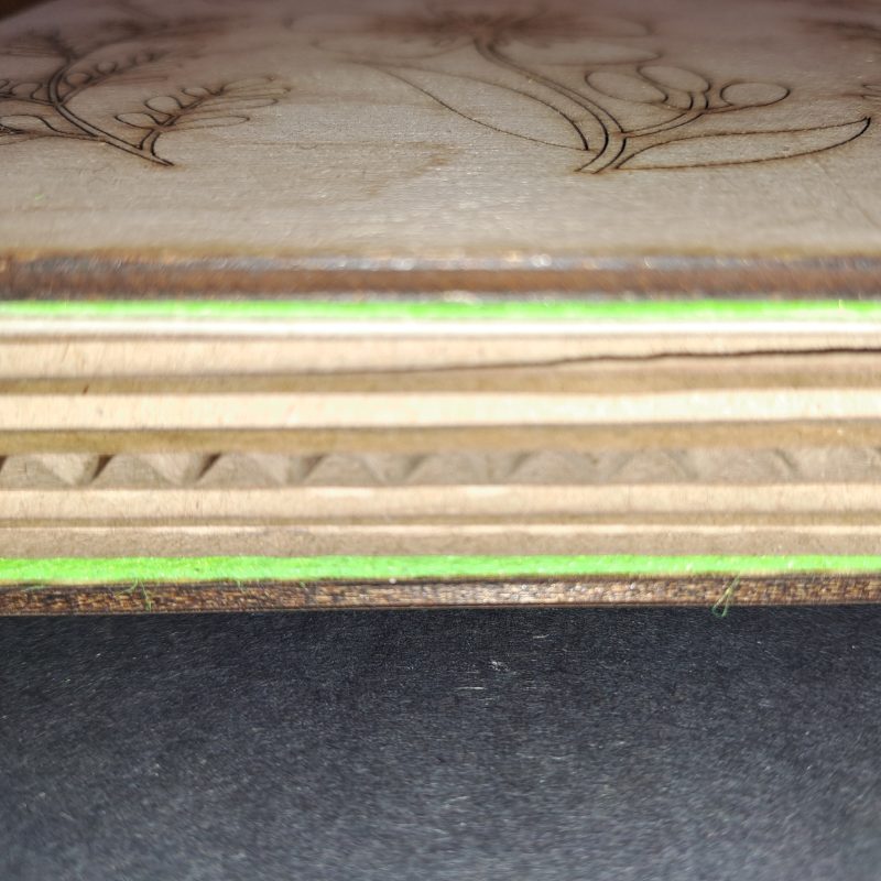 Children's Wooden Flower and Leaf Press - 14cm square with bolts allowing for up to 50mm of compress