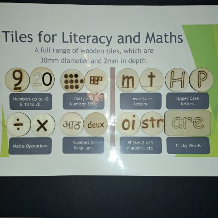 30mm Number, letter, phonics and maths range - 2mm thick