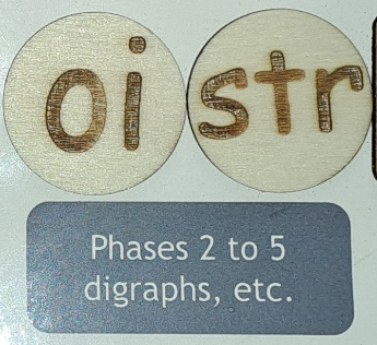 30mm Number, letter, phonics and maths range - 2mm thick