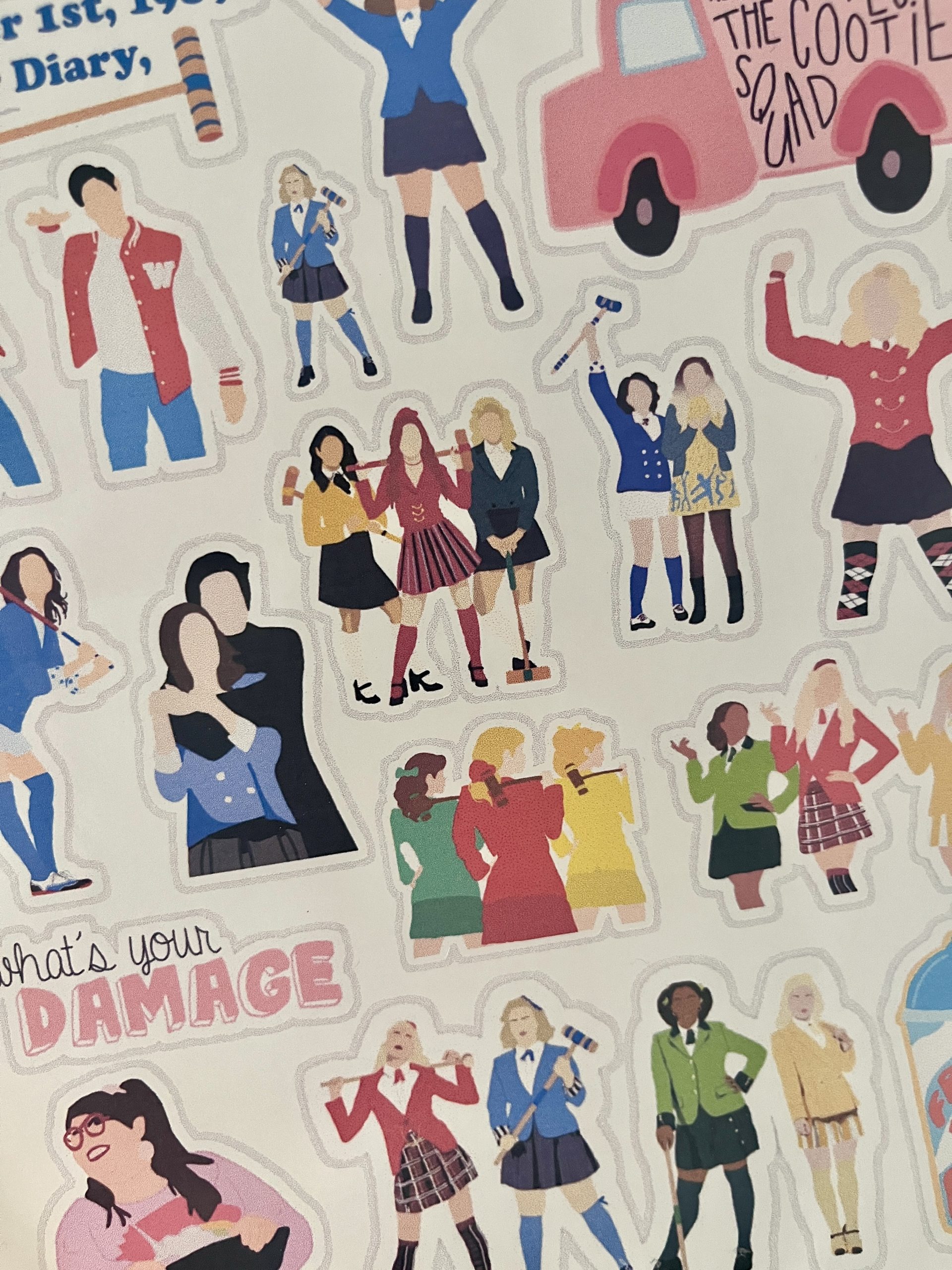 Heathers Musical Stickers