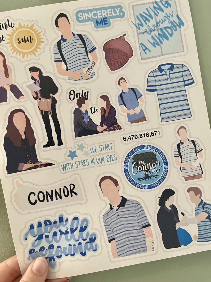 Dear Evan Hansen Musical Stickers