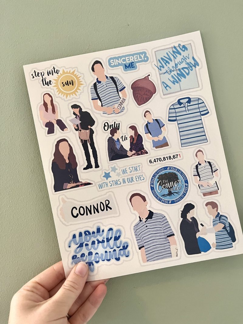 Dear Evan Hansen Musical Stickers