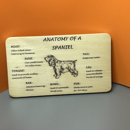 Dog related wooden plaques