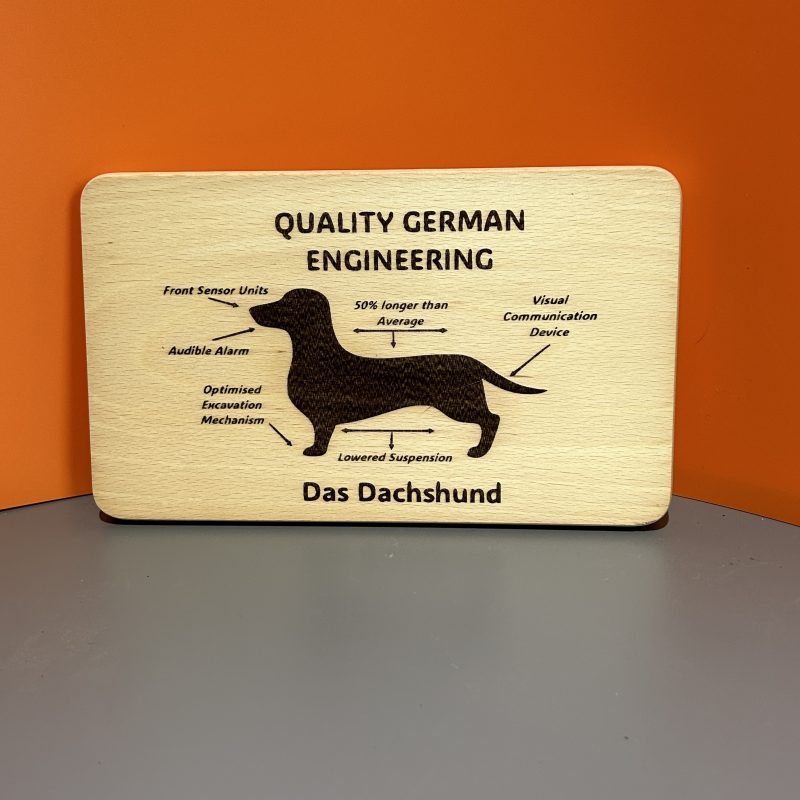 Dog related wooden plaques