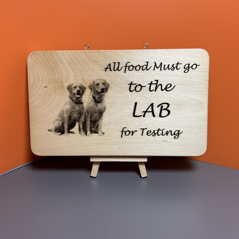 Dog related wooden plaques