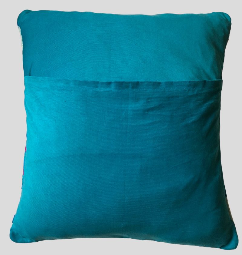 Art déco style needlepoint cushion