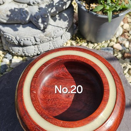 Padauk & resin bowl