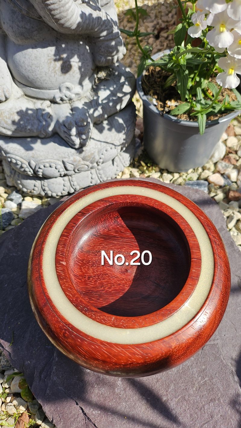 Padauk & resin bowl
